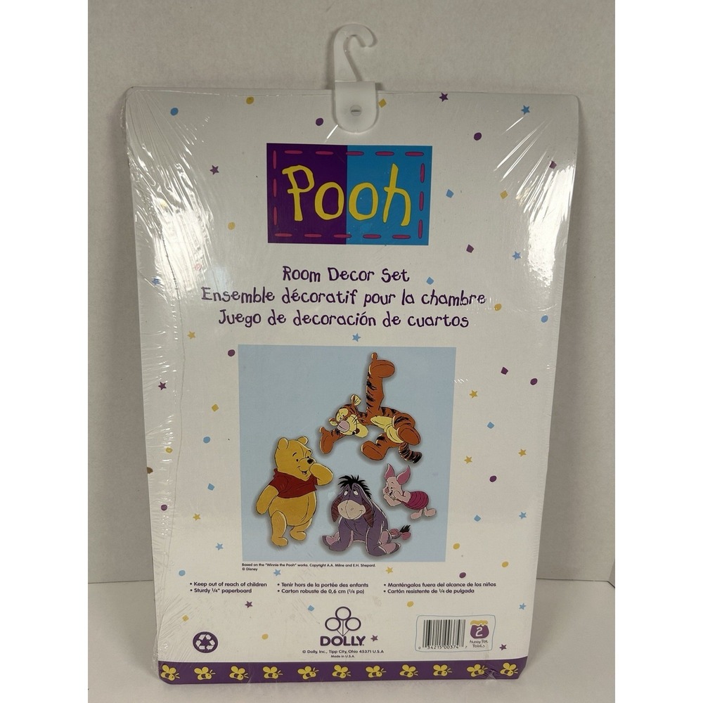 VTG Dolly Winnie The Pooh Room Wall Decor Cutouts BRAND NEW! NOS